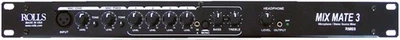 Rolls RM69 MixMate 3 Mic/Source Mixer , Black - Image 1 of 2