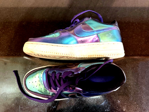 Taglia 6 Donna e Bambino Nike Air Force 1 LV8 Low Viola Verde Nettuno