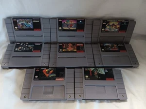 SUPER NINTENDO BEAT 'EM UP SPIELE KONVOLUT !!!  8 SPIELE!!! - Bild 1 von 13