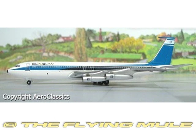 AeroClassics 1:400 707 El Al Israel Airlines 4X-ATS - Image 1 of 1