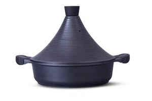 Tagine Pentola 28cm/4.2L Stufato a Induzione Cottura Lenta Pentola Marocchino Tajin - Foto 1 di 12