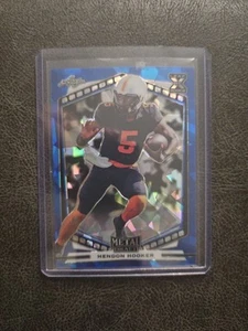 Tarjeta de novato Leaf Metal Draft Hendon Hooker 2022 hielo agrietado azul Detroit Lions - Imagen 1 de 2
