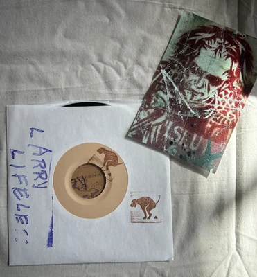 Larry Lifeless Dog Crap b/w Self Esteem 7" Kilslug Upsidedown Cross Adolf Satan - Image 1 of 2