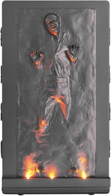 MINI GELADEIRA STAR WARS HAN SOLO REFRIGERADOR E AQUECEDOR PRESO EM CARBONITA 12L RARA NOVA - Imagem 1 de 4