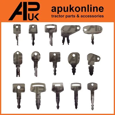 Juego maestro de 15 llaves para tractor compacto Yanmar Lucas John Deere Case Mitsubishi Foto 1 de 4