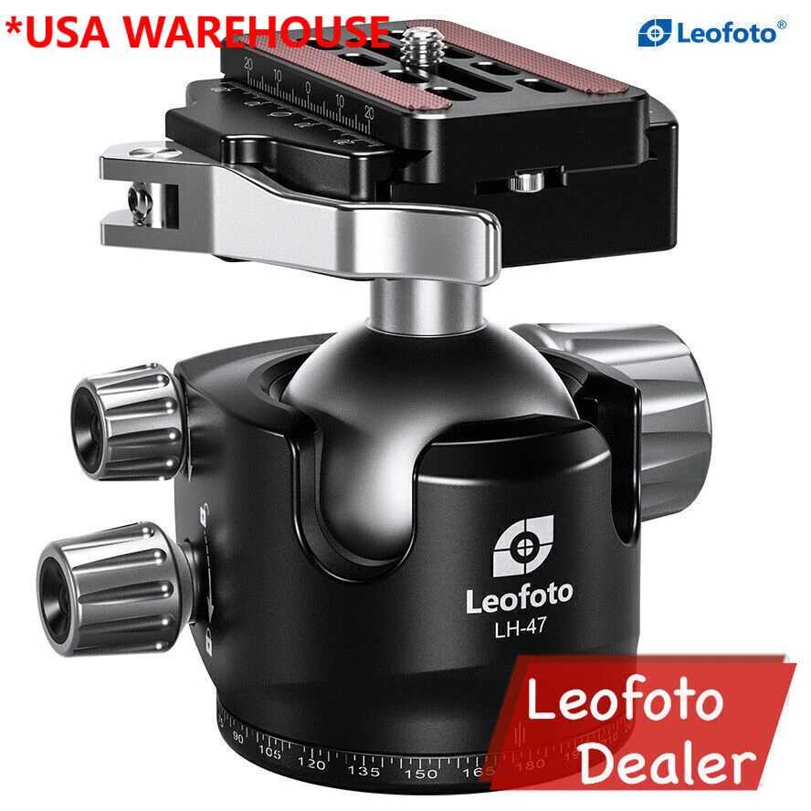 Leofoto LH-47LR Ball Head with LR-60 Lever Release Clamp | Arca - Image 1 of 4