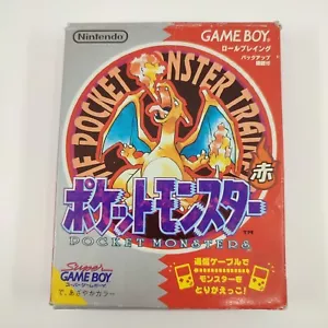 Pokemon Red Boxed Gameboy Japan Japanese Game - Picture 1 of 4