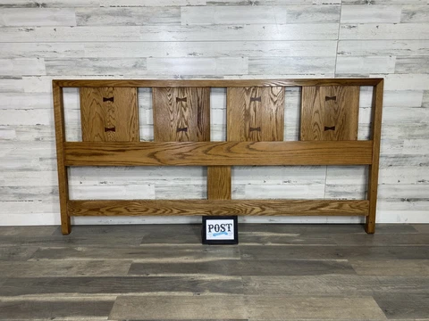 MID CENTURY MODERN CONANT BALL KING HEADBOARD BED MCM Cover