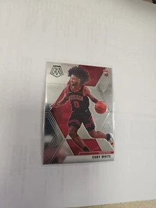 2019-20 Panini Mosaic - Rookies Black Jersey #211 Coby White (RC) Chicago Bulls - Picture 1 of 2