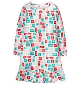 NWT GYMBOREE Present Nightgown Pajama Girls Christmas SZ 3,4,5/6,7/8,10/12 - Picture 1 of 1