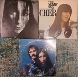 Cher - 3 LP LOT. Sonny & Cher 2xLP, Self Titled S/T, The Sonny Side Of Cher - Picture 1 of 5