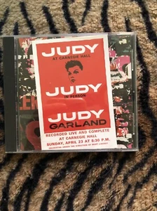 Judy Garland - Live at Carnegie Hall CD Disc One Only - Picture 1 of 4