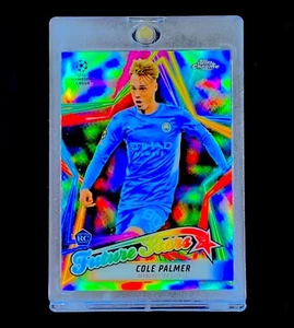 COLE PALMER ROOKIE REFRACTOR HOLO SP Inserto Plateado Raro No Automático - CHELSEA - Imagen 1 de 1