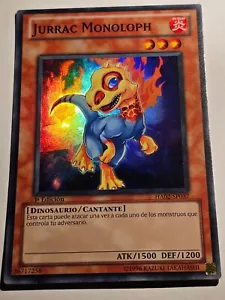 Jurrac Monoloph●YUGIOH●HA02●SUPER RARE●SPANISH●1st EDITION●NM●Y40 - Picture 1 of 2