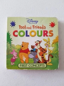 First Concepts Board Book - Disney Winnie-The-Pooh And Friends Colours 2006 - Picture 1 of 12