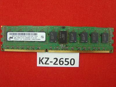 Micron 2GB DDR3 1333MHz ECC PC3-10600 Mac Pro RAM MT18JSF25672PDZ #KZ-2650 - Image 1 of 2