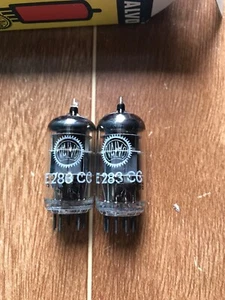 Siemens E283CC Valvo Label Triple Mica NOS NIB, One Pair - Picture 1 of 10