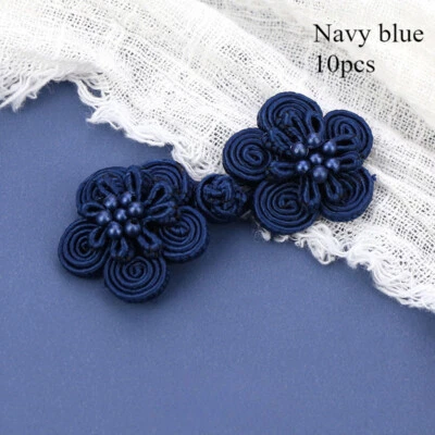 10Pairs Chinese Knots Frog Buttons Sewing Button Closure Fasteners Decors Craft - Image 1 of 4
