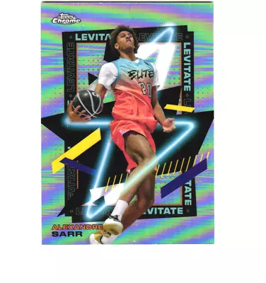 2021-22 Topps Chrome OTE Alexandre Sarr #LEV-10 - Image 1 of 2