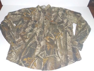 Woolrich Realtree Hardwood Hunting Shirt Medium Camouflage Vented Button Down - Image 1 of 4