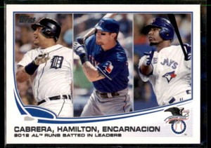 2013 Topps  Miguel Cabrera / Edwin Encarnacion / Josh Hamilton LL  #194