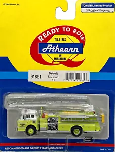 HO ATHEARN 91861 FIRE TRUCK TELESQURT DETROIT # 11 - Picture 1 of 1