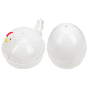 2 Pcs Pochiert Ei Maker Ei Herd Huhn Form Mikrowelle Ei Gekochtes Ei - Bild 1 von 12