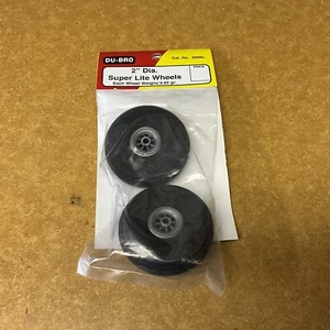Du-Bro Super Lite 2” Diameter Airplane Wheels #200SL New - Picture 1 of 1