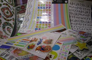 One Pound Mixed Lot of Stickers - Pooh, Graduation, School, Sports, Germany, etc - Picture 1 of 8