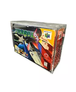 UV RESISTANT N64 Starfox 64/Hey You Pikachu! Big Box Magnetic slide Acrylic Case - Picture 1 of 10