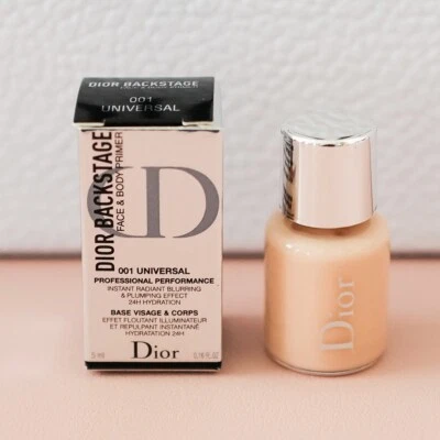 Dior Backstage Face & Body Primer 001 Universal ~ 0.16oz/ 5ml ~ Travel Size ~NIB - Image 1 of 4