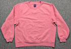 Vintage Ausrüstung für Sport Sweatshirt Damen L rosa leer Rundhalsausschnitt Baumwollmischung