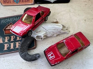 MAJORETTE 2 x HONDA PRELUDE 1/58 No. 252, rot Diecast Modelle - Bild 1 von 20