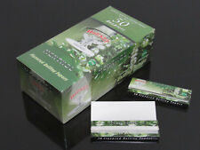 1 Box(50 Pack 2500 Leaves)78mm 1 1/4 Size Menthol Fragrance Rolling Papers