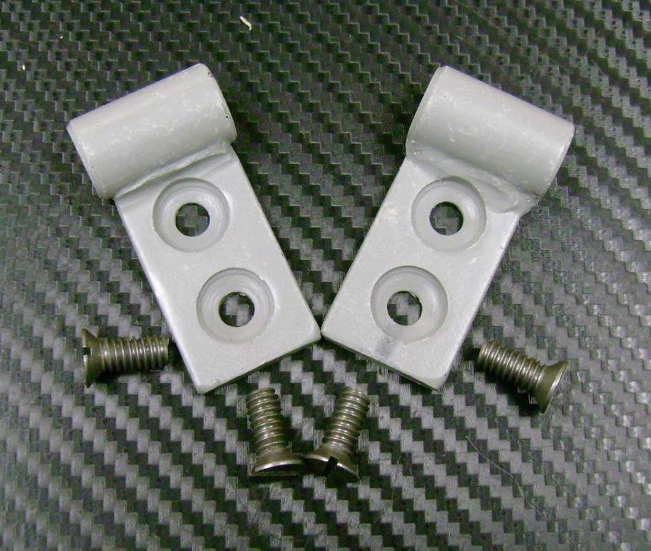 2 BONNET HINGES & 4 SCREWS FORDSON MAJOR TRACTOR
