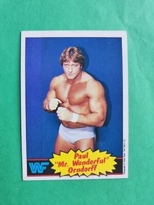 Paul Mr. Wonderful Orndorff 1985 WWF Topps - Bild 1 von 3
