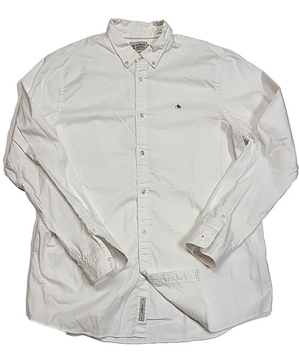 OFF WHITE Scotch & Soda Regular Tailord Off White camicia elegante manica lunga uomo XL