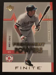 2003 Upper Deck Finite #176 Nomar Garciaparra Prominent Powers /199! RED SOX - Bild 1 von 2