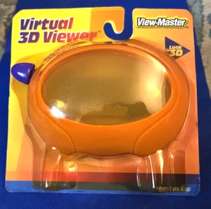SELLADO NARANJA OVALADO view-master 1 carrete visor estéreo visor buscador niños niñas NUEVO - Imagen 1 de 2