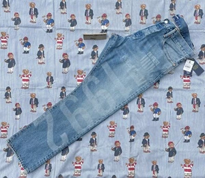 NUEVO Ralph Lauren POLO SPORT Varick Hombre Slim Recto 36 x 32 Jeans Stadium 1992 - Imagen 1 de 6