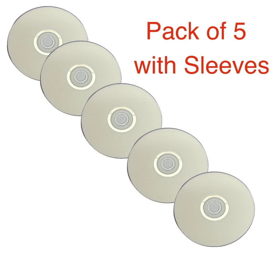 5 x Memorex  DVD+R DL 8x 8.5GB Double Layer Blank Printable discs - Image 1 of 1
