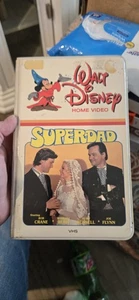 Superdad (VHS) Walt Disney Home Video Clamshell - Kurt Russell - Foto 1 di 1