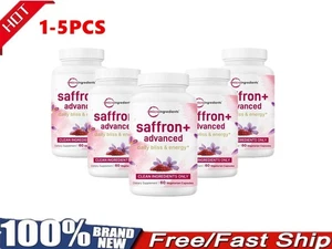 1-5X Saffron Premium Supplement Immunity and Anti-fatigue Support 60 Vegan Caps/ - Picture 1 of 12