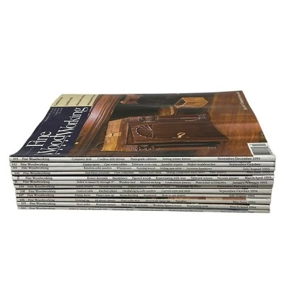 Fine Woodworking Magazine Complete Years 1993 and 1994 12 Vintage Issues Foto 1 de 4