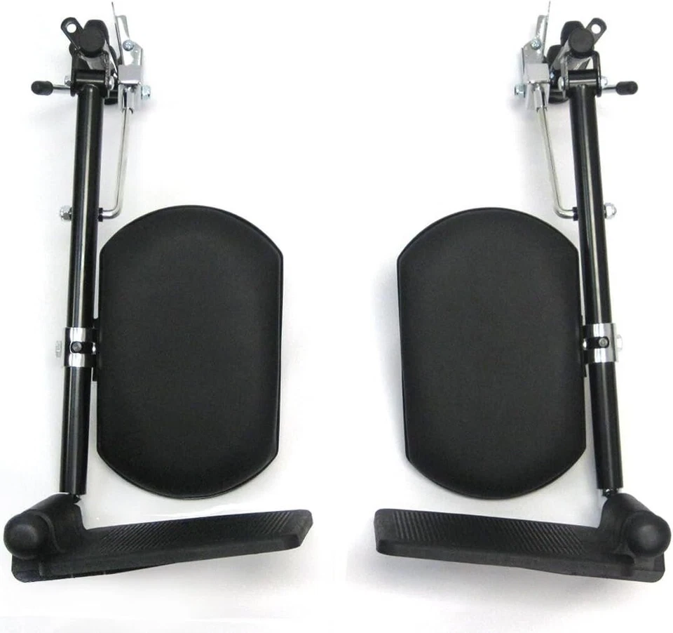 Reposapiés elevador universal Karman para silla de ruedas, negro, estilo INV Foto 1 de 1