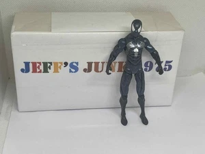 Metallic Black Costume Spider-man Figure Symbiote Suit Marvel Universe 3.75 - Picture 1 of 6