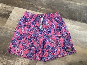 Vineyard Vines Boys Printed Chappy Swim Trunks - Picture 1 of 5