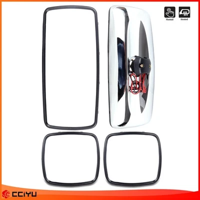 Par de espejos retrovisores TOP para Freightliner M2 Columbia 4X principal ancho térmico manual Foto 1 de 4