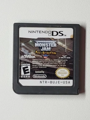 Monster Jam Path of Destruction - Nintendo DS, 2010 - Tested - Game Only - Image 1 of 4