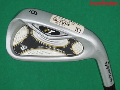 TaylorMade r7 TP Single 6 Hierro Eje de Acero Rígido Flexible Para Hombres Mano Derecha Buen Estado Foto 1 de 4